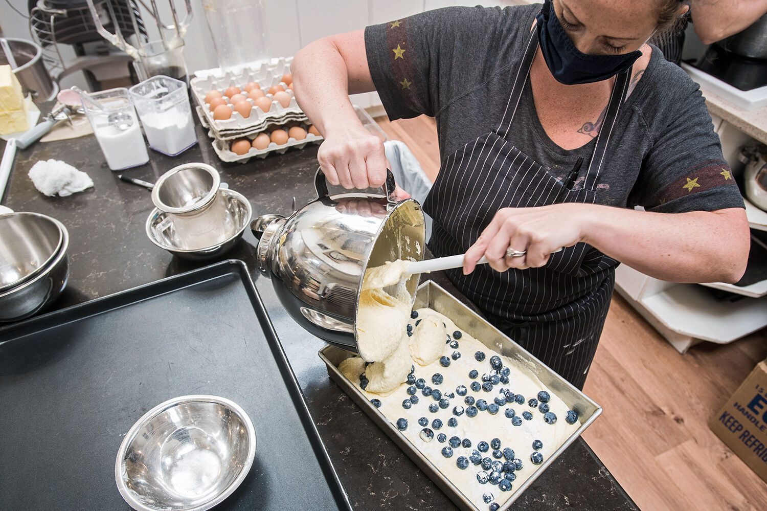 Baking with berries
